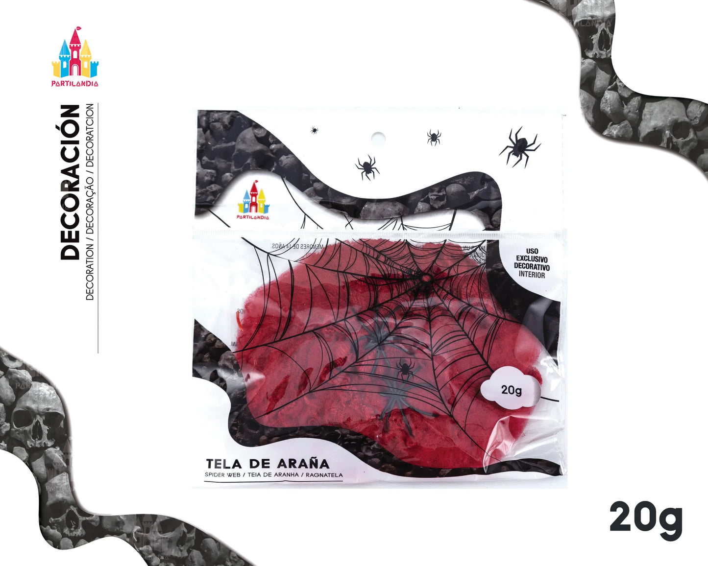 TELARAÑA 20G RJ - yupiparty