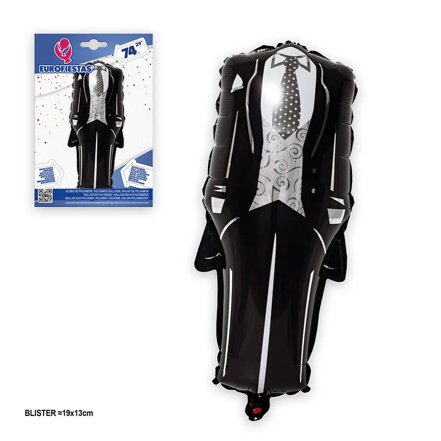 GLOBO FOIL TRAJE NOVIO 74cm - yupiparty