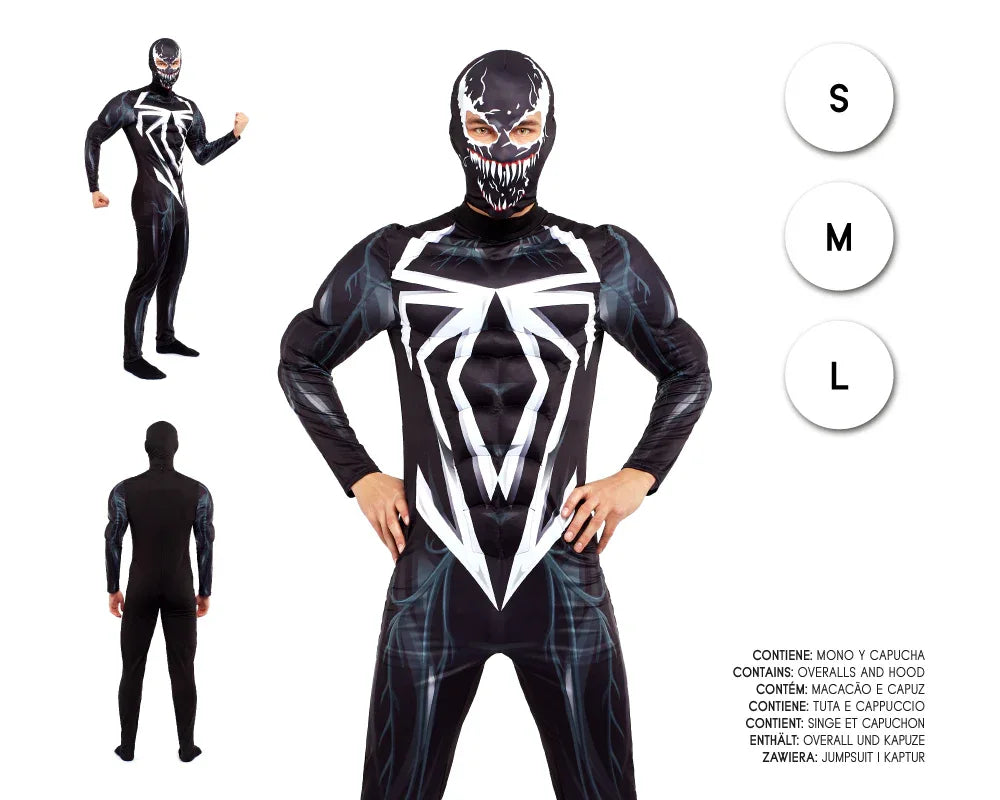 BLACK SPIDER L - yupiparty