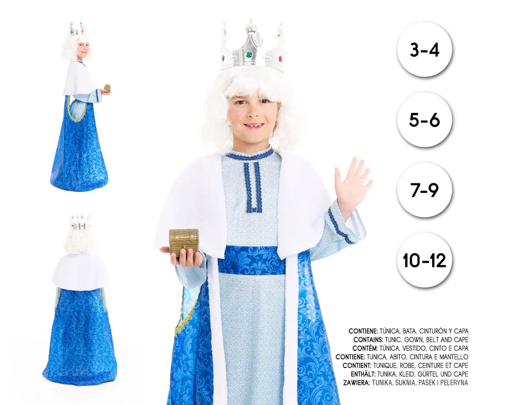 Disfraz Rey Mago Melchor Infantil 3-4 Años - Traje Completo Navidad - yupiparty