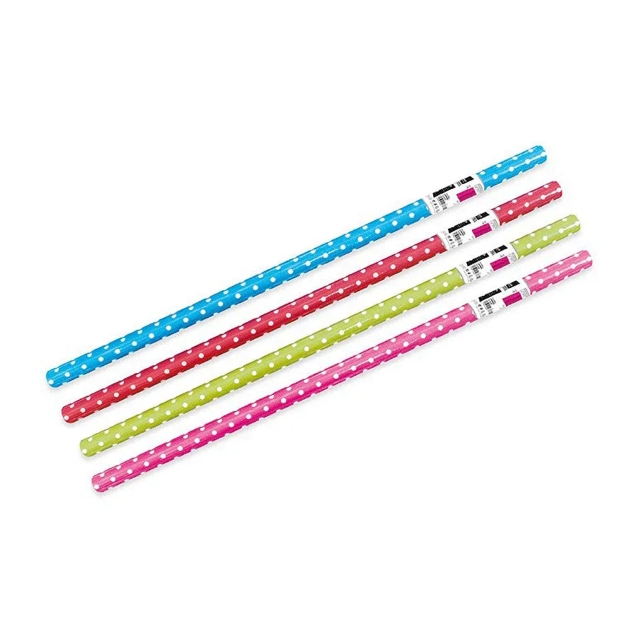 MANTEL ROLLO LUNARES COLORES SURTIDOS - yupiparty