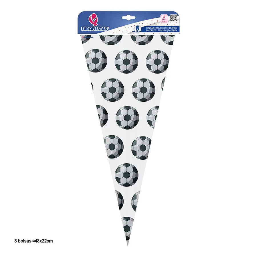 BOLSA CHUCHES*8 TRIANG.48x21,5 FUTBOL - yupiparty