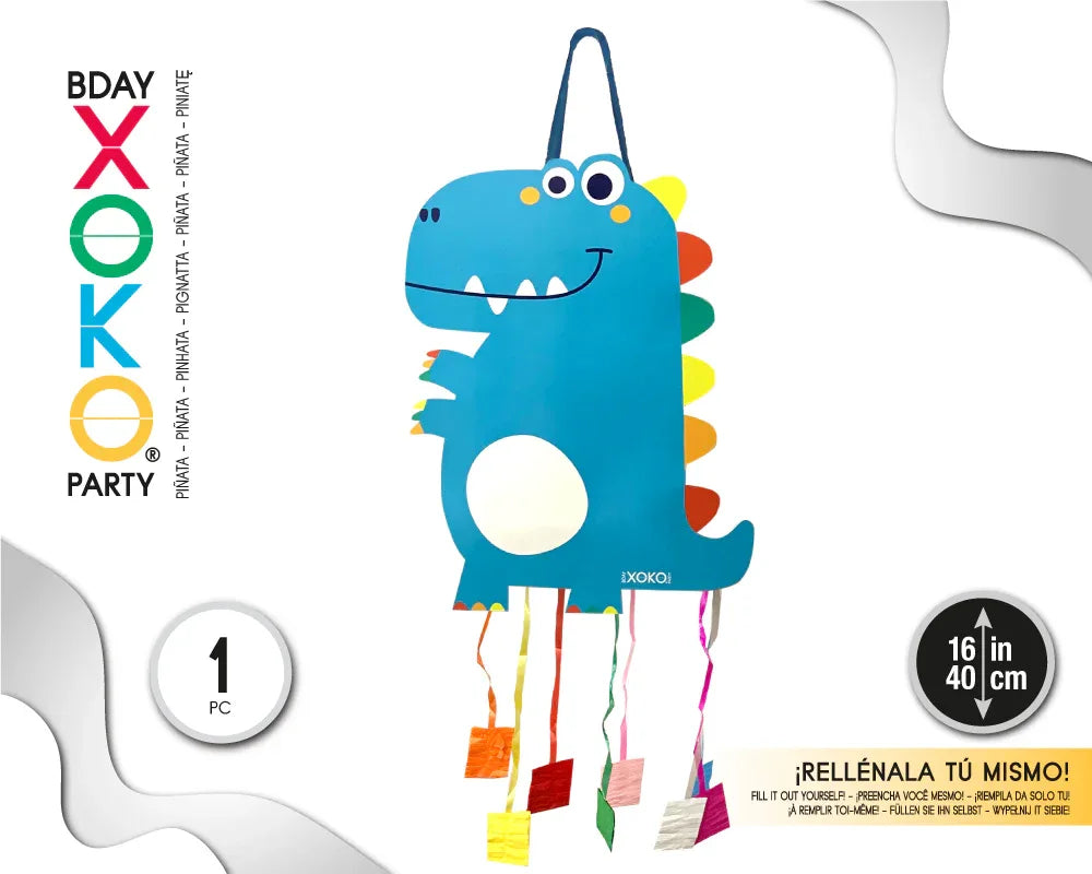 PIÑATA DINOSAURIO 40*32*10 - yupiparty