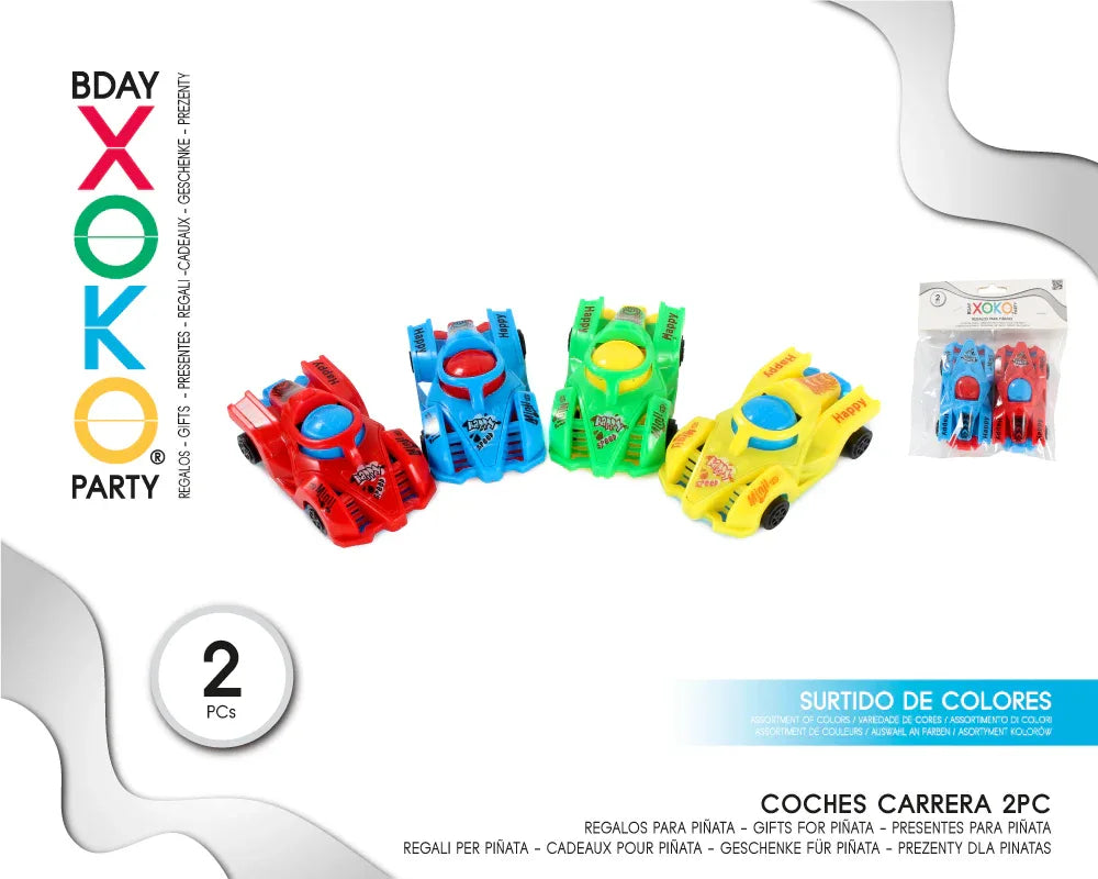 PACK COCHES CARRERA 2PC - yupiparty
