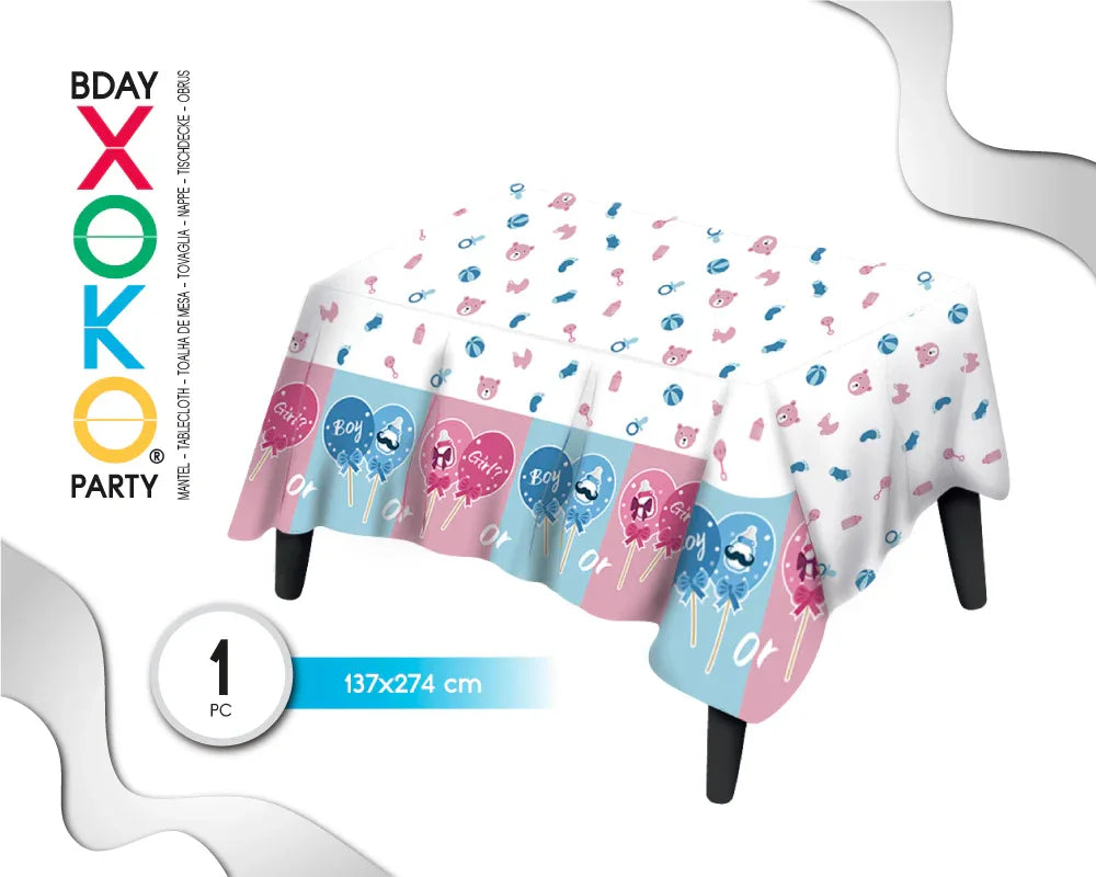 MANTEL BOY OR GIRL 274*137CM - yupiparty