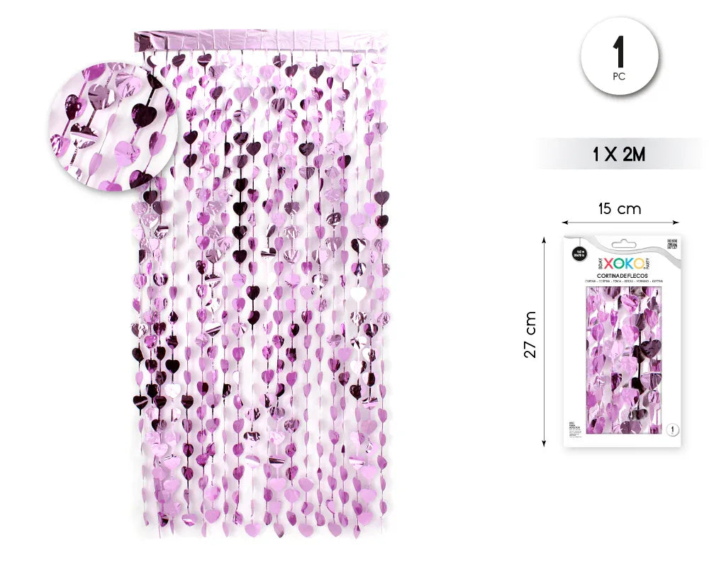 CORTINA CORAZON - yupiparty