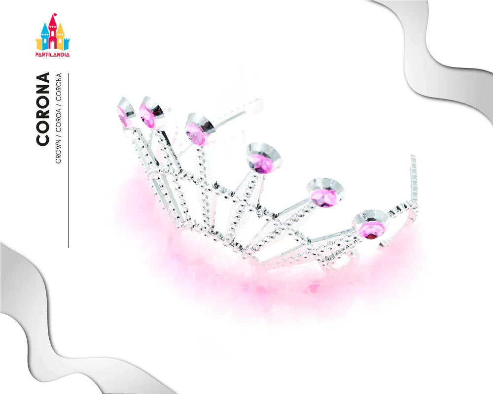 CORONA PRINCESA PLUMAS - yupiparty