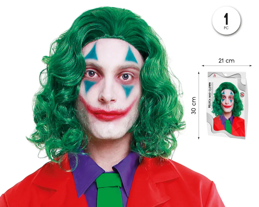 PELUCA MAD CLOWN - yupiparty
