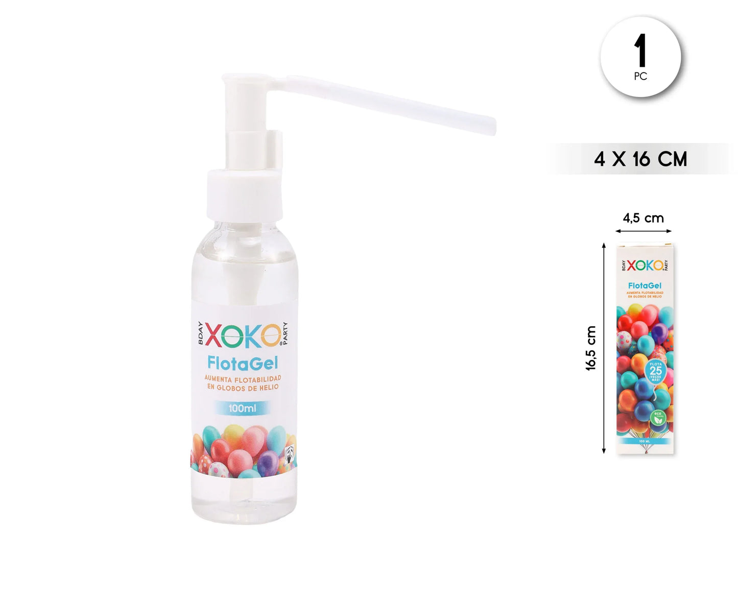 GEL PROTECTOR HELIO PARA GLOBOS DE LATEX - yupiparty