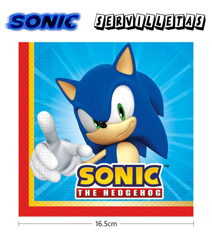 SERVILLETAS DE PAPEL 2CAPAS SONIC NEXT G - yupiparty