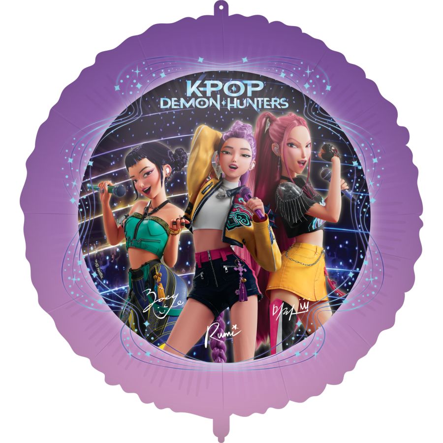 GLOBO FOIL 46CM K-POP DEMON HUNTERS