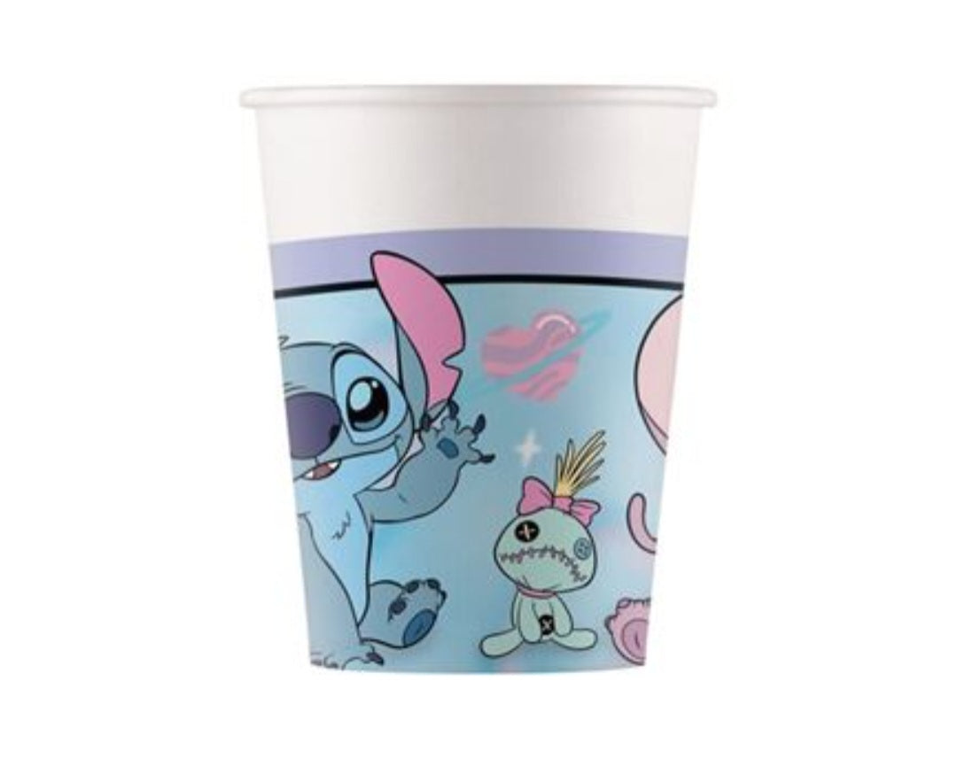 VASOS PAPEL 200ML STITCH 6PCS