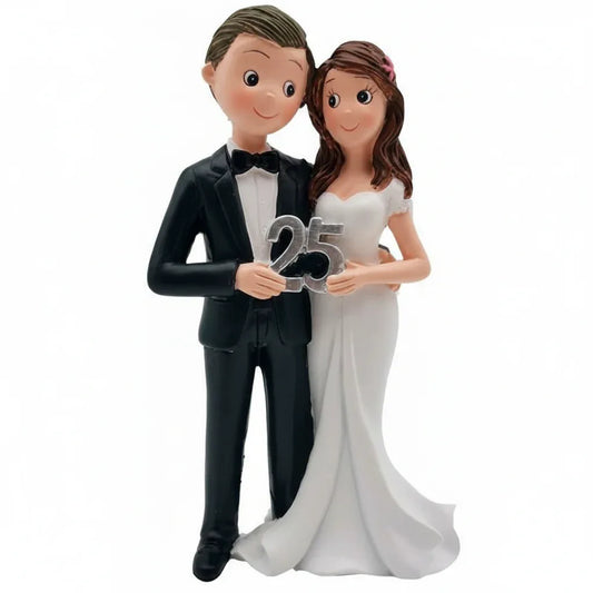 FIGURA PASTEL 25 ANIVERSARIO - yupiparty