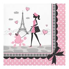 SERVILLETAS PAPEL PARIS PARTY 12PCS