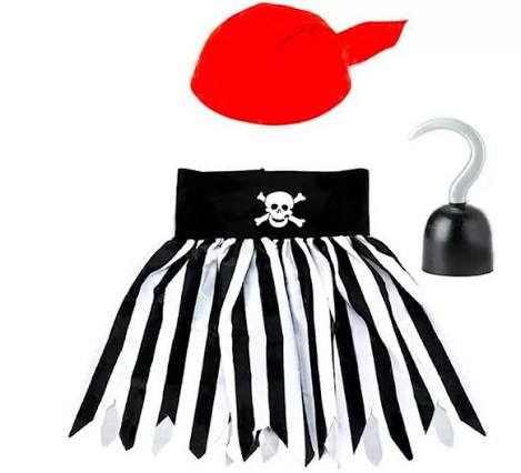 SET FALDA PIRATA 3PCS