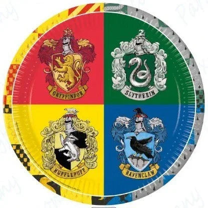 6 PLATOS HARRY POTTER 19,50CM - yupiparty