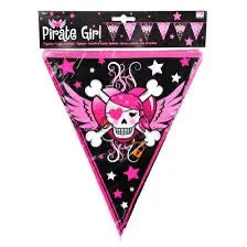 BANDERIN PIRATE GIRL (6 MTR) - yupiparty