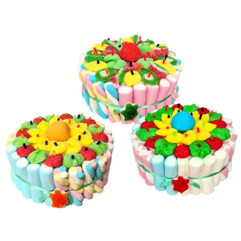 TARTA DE GOLOSINAS 1 BASE 19x11cm (Aprox 420g) - yupiparty
