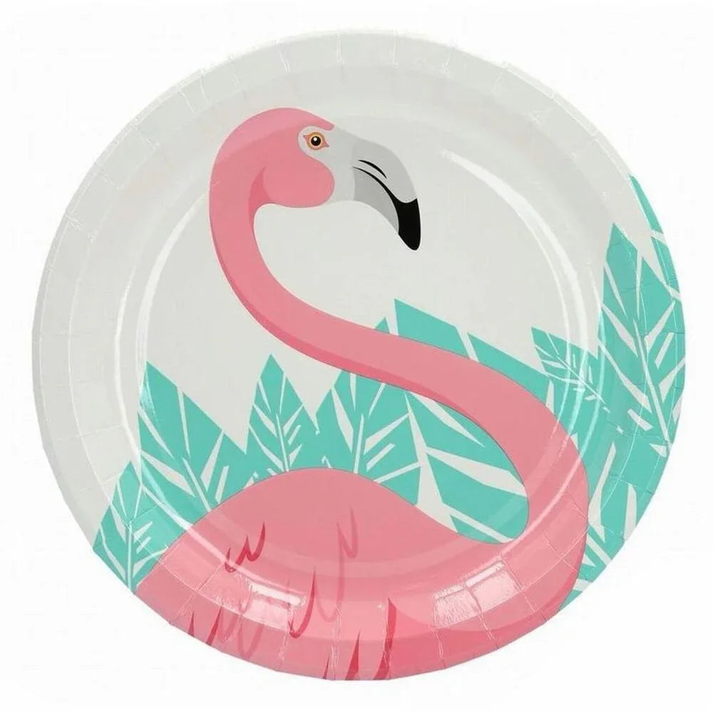 PLATOS FLAMENCO 23 CM ( 8 UDS ) - yupiparty