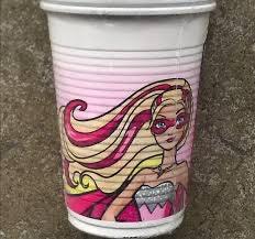 VASOS BARBIE PRINCESS ( 8 UDS ) - yupiparty
