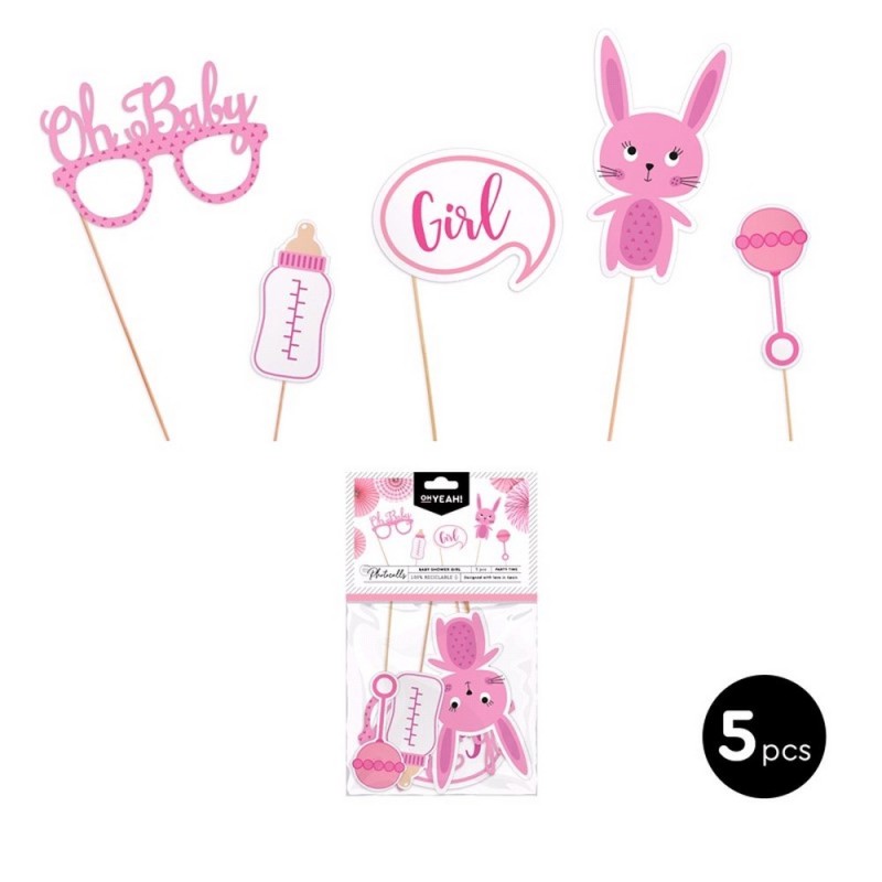 SET ACCESORIOS PHOTOCALL BABY GIRL 5PCS