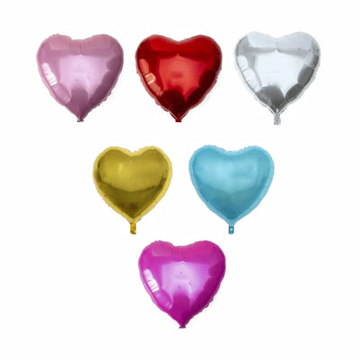 GLOBOS FOIL CORAZON - yupiparty