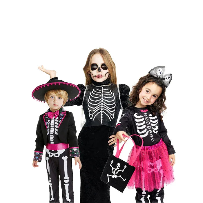 HALLOWEEN DISFRACES INFANTIL ESQUELETO