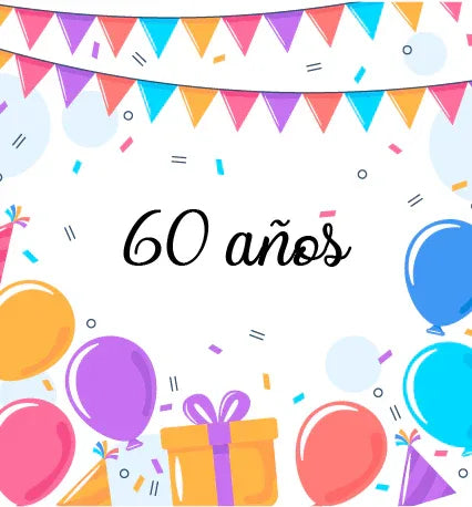 CUMPLEAÑOS 60 AÑOS