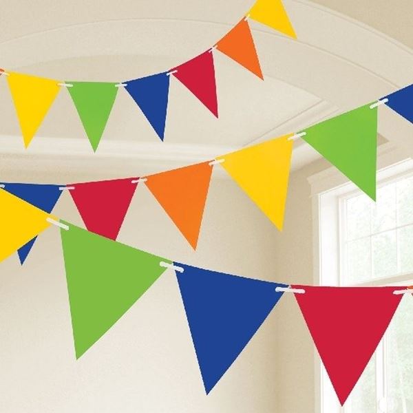 BANDERINES PLASTICOS DE COLORES 10MT