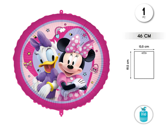 GLOBOS DE FOIL MINNIE JUNIOR 46CM - yupiparty