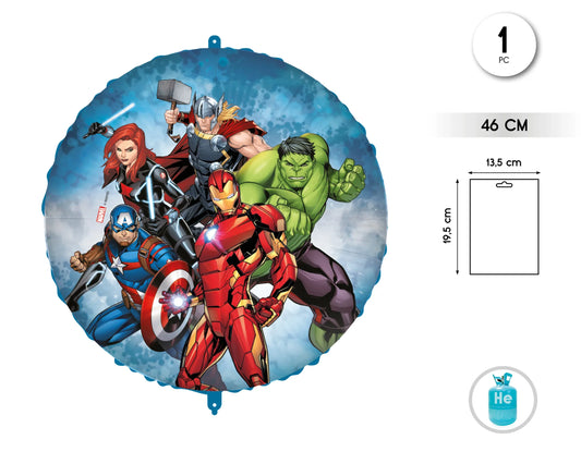 GLOBOS DE FOIL AVENGERS INFINITY STONES - yupiparty