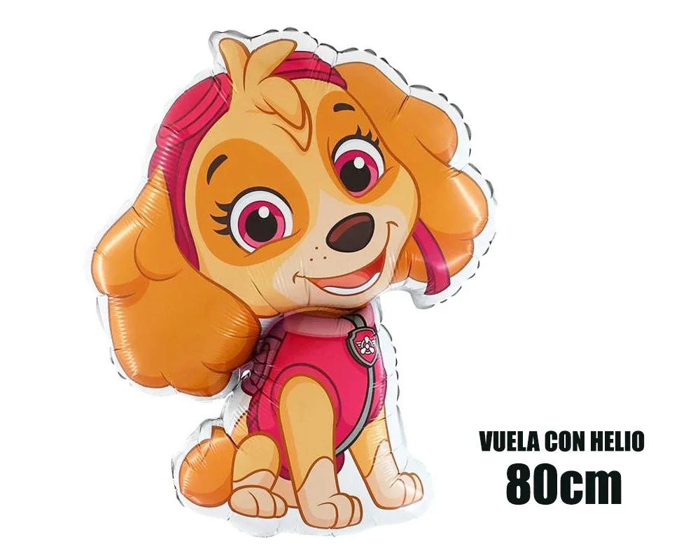 GLOBO FOIL PATRULLA CANINA SKYE 80CM - yupiparty