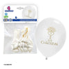 GLOBOS 1ª COMUNION BLANCO CALIZ - yupiparty