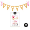 BANDERIN PRINCESS ORO GLITT - yupiparty