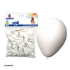 GLOBOS BLANCO 100U - yupiparty