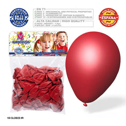 GLOBOS ROJO 100U - yupiparty
