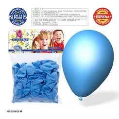 GLOBOS CELESTE 100U - yupiparty