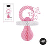 CHUPETE HONEYCOMB PAPEL ROSA PASTEL 30CM 1 UD - yupiparty