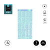 Cortina Circulos Light Blue Iridisc. 1x2M PET 1Ud - yupiparty