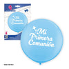 GLOBO LATEX GIGANTE AZUL MI 1 COMUNION - yupiparty