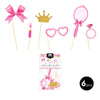 SET ACCESORIOS PARA PHOTOCALL PRINCESS ACABADO GLI - yupiparty