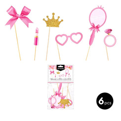 SET ACCESORIOS PARA PHOTOCALL PRINCESS ACABADO GLI - yupiparty