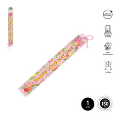 Banda "Madre Solo Hay Una" 150x10 Cm PVC 1Ud - yupiparty