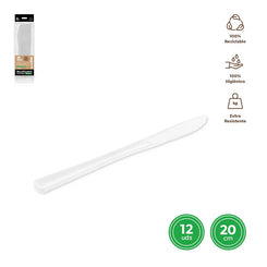 CUCHILLO ALTA CALIDAD REUT. BLANCO 19,6C - yupiparty