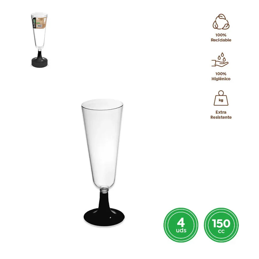 COPA CAVA REUT. TRANSP. PIE NEGRO 150CC - yupiparty