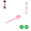 CUCHARA REUTILIZABLE ROSA BABY 16,5CM PS - yupiparty