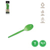 CUCHARA REUTILIZABLE VERDE 16,5CM PS 15 - yupiparty