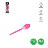 CUCHARITA REUTILIZABLE ROSA 12,5CM PS 15 - yupiparty