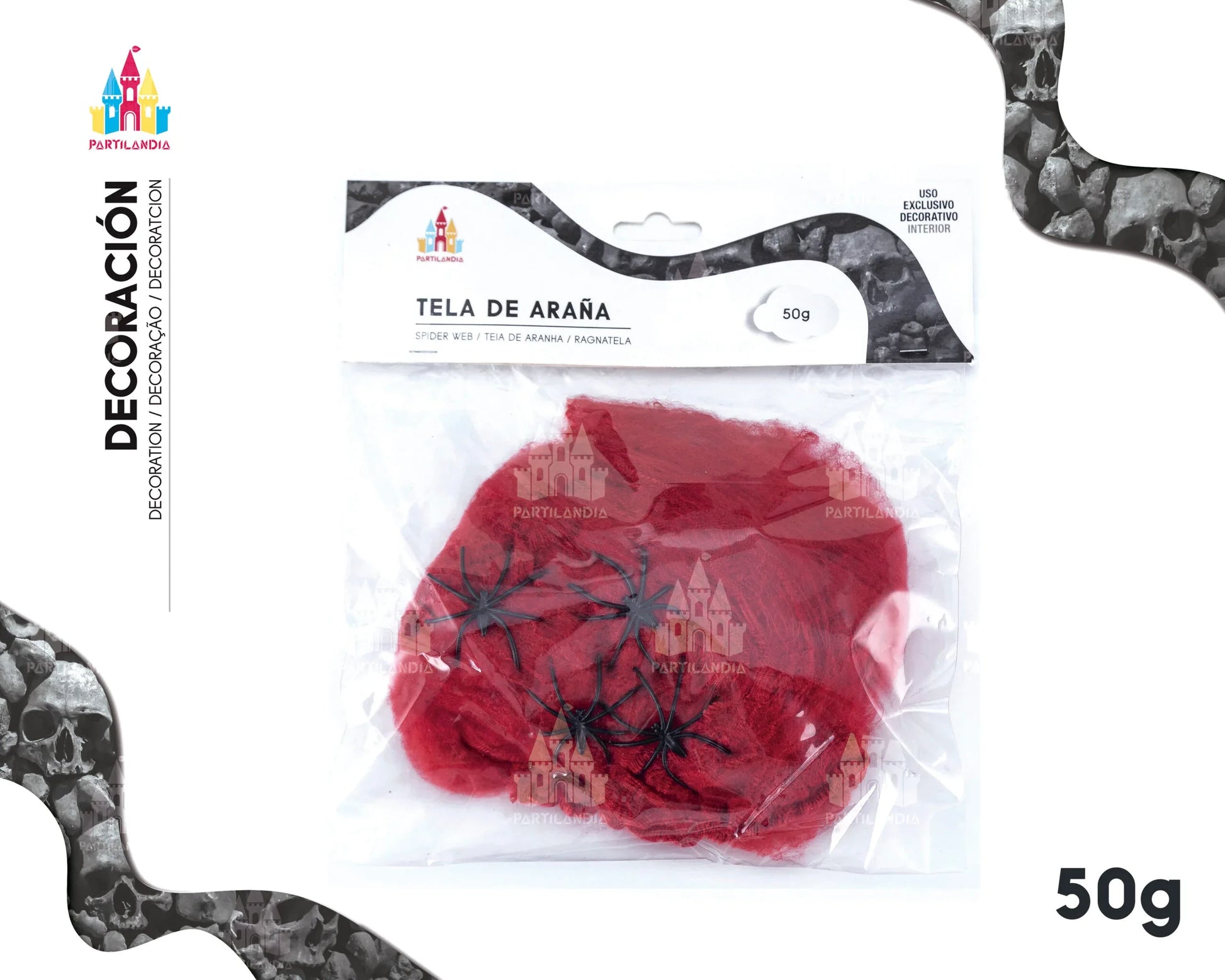 TELA DE ARAÑA 50G RJ - yupiparty