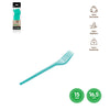 TENEDOR REUTILIZABLE MINT 16,5CM PS 15 U - yupiparty